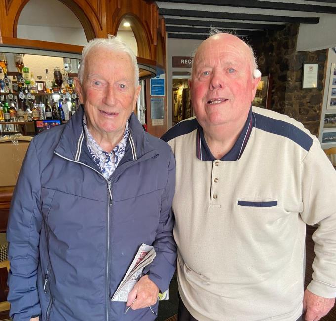 Graham Sheppard and old mate Danny Thomas